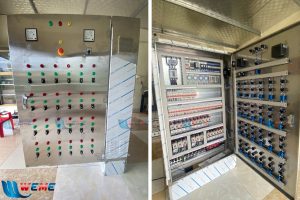 Tủ điện xử lý nước thải chăn nuôi của dự án Trung Sơn
